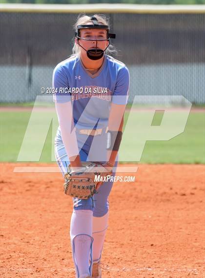 Thumbnail 3 in Katy vs Brazoswood (UIL 6A Softball Region 3 Semifinal) photogallery.