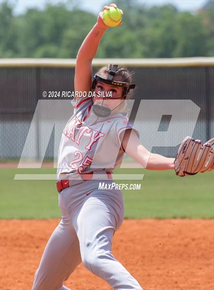 Thumbnail 1 in Katy vs Brazoswood (UIL 6A Softball Region 3 Semifinal) photogallery.