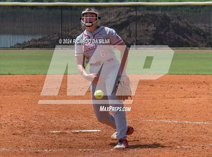 Thumbnail 1 in Katy vs Brazoswood (UIL 6A Softball Region 3 Semifinal) photogallery.