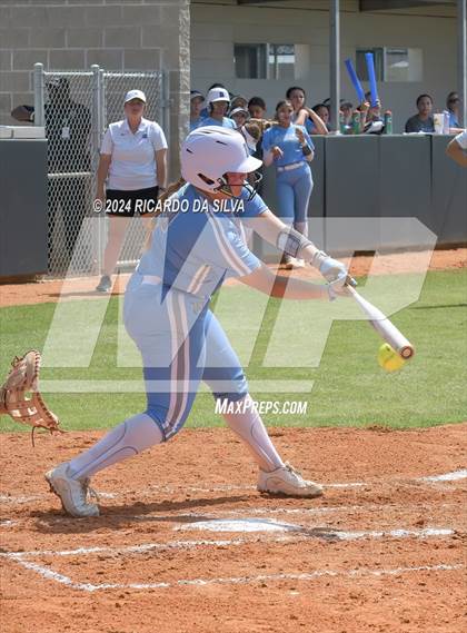 Thumbnail 3 in Katy vs Brazoswood (UIL 6A Softball Region 3 Semifinal) photogallery.