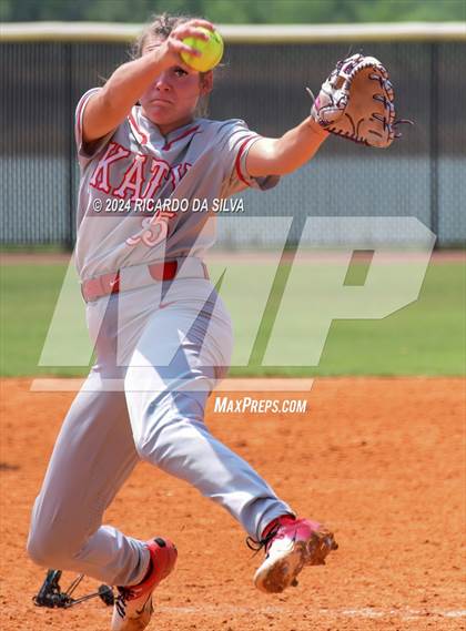 Thumbnail 1 in Katy vs Brazoswood (UIL 6A Softball Region 3 Semifinal) photogallery.