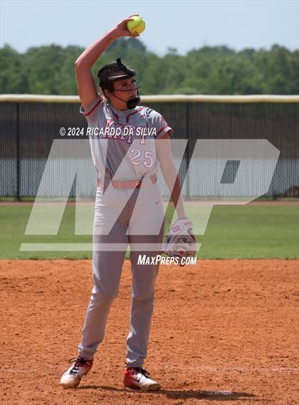 Thumbnail 1 in Katy vs Brazoswood (UIL 6A Softball Region 3 Semifinal) photogallery.