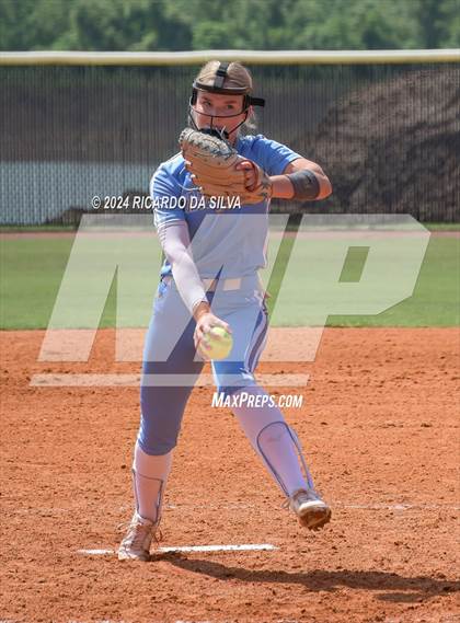 Thumbnail 2 in Katy vs Brazoswood (UIL 6A Softball Region 3 Semifinal) photogallery.