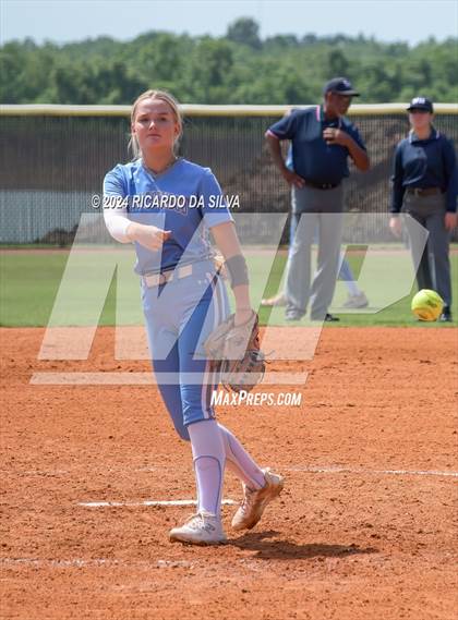 Thumbnail 1 in Katy vs Brazoswood (UIL 6A Softball Region 3 Semifinal) photogallery.