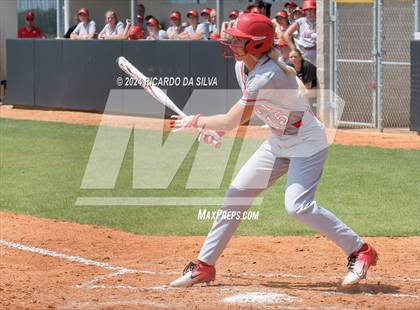 Thumbnail 3 in Katy vs Brazoswood (UIL 6A Softball Region 3 Semifinal) photogallery.