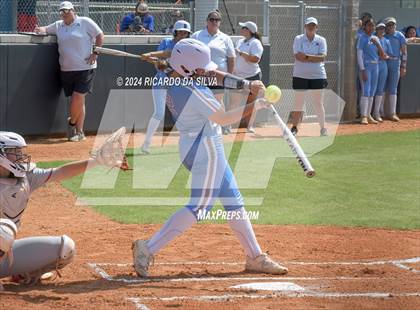 Thumbnail 2 in Katy vs Brazoswood (UIL 6A Softball Region 3 Semifinal) photogallery.