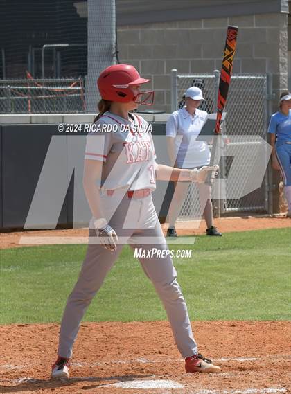 Thumbnail 1 in Katy vs Brazoswood (UIL 6A Softball Region 3 Semifinal) photogallery.