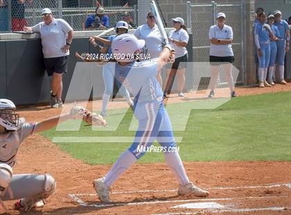 Thumbnail 3 in Katy vs Brazoswood (UIL 6A Softball Region 3 Semifinal) photogallery.