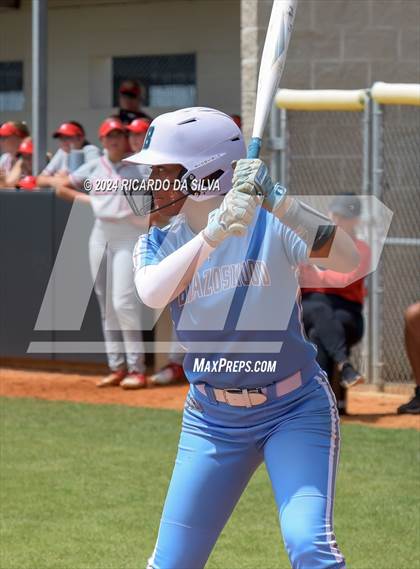 Thumbnail 3 in Katy vs Brazoswood (UIL 6A Softball Region 3 Semifinal) photogallery.