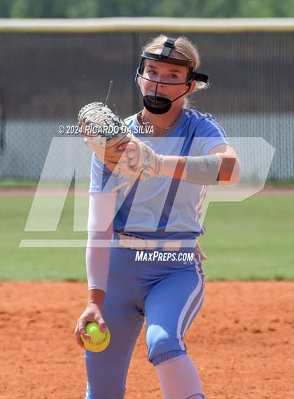 Thumbnail 2 in Katy vs Brazoswood (UIL 6A Softball Region 3 Semifinal) photogallery.