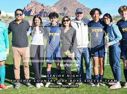 Thumbnail 2 in Scottsdale Christian Academy @ Phoenix Country Day (Senior Night) photogallery.