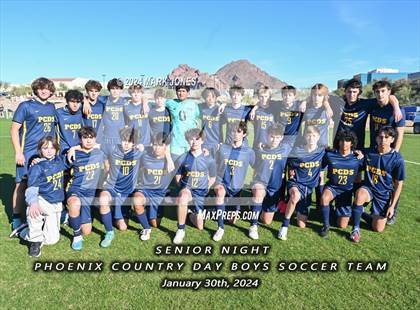 Thumbnail 2 in Scottsdale Christian Academy @ Phoenix Country Day (Senior Night) photogallery.