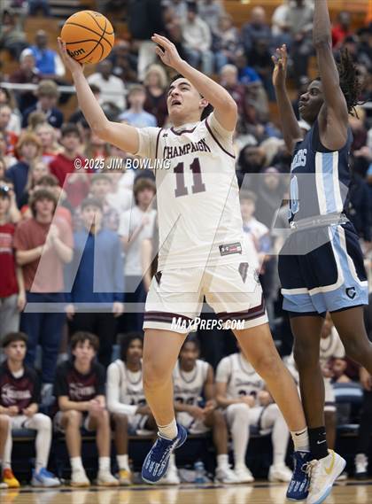 Thumbnail 1 in Champaign Central vs. Centennial (IHSA 3A Regional Semifinal) photogallery.