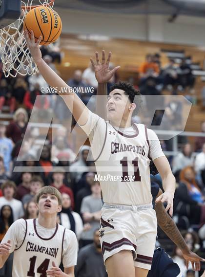 Thumbnail 3 in Champaign Central vs. Centennial (IHSA 3A Regional Semifinal) photogallery.