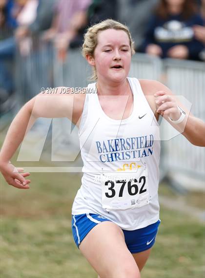 Thumbnail 2 in CIF Central Section Cross Country Championships (Girls D4 Race) photogallery.