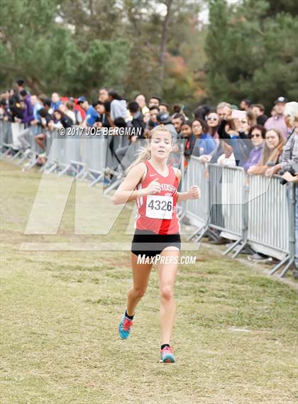 Thumbnail 2 in CIF Central Section Cross Country Championships (Girls D4 Race) photogallery.