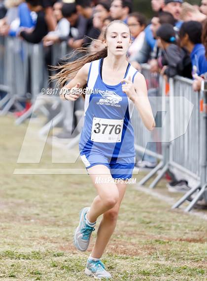 Thumbnail 2 in CIF Central Section Cross Country Championships (Girls D4 Race) photogallery.