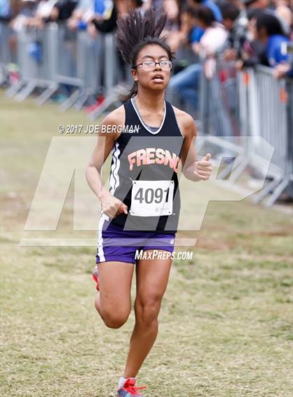 Thumbnail 2 in CIF Central Section Cross Country Championships (Girls D4 Race) photogallery.