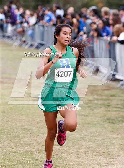 Thumbnail 2 in CIF Central Section Cross Country Championships (Girls D4 Race) photogallery.