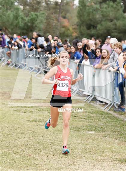 Thumbnail 3 in CIF Central Section Cross Country Championships (Girls D4 Race) photogallery.