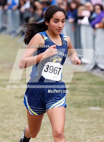 Thumbnail 3 in CIF Central Section Cross Country Championships (Girls D4 Race) photogallery.