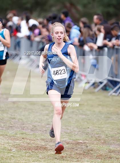 Thumbnail 3 in CIF Central Section Cross Country Championships (Girls D4 Race) photogallery.