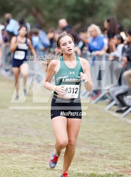 Thumbnail 1 in CIF Central Section Cross Country Championships (Girls D4 Race) photogallery.