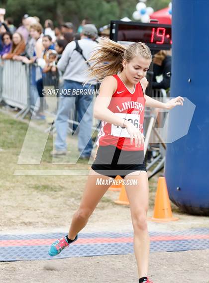 Thumbnail 2 in CIF Central Section Cross Country Championships (Girls D4 Race) photogallery.