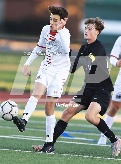 Thumbnail 1 in Hilton @ McQuaid Jesuit (NYSPHSAA Section 5 Class AA Semifinal) photogallery.