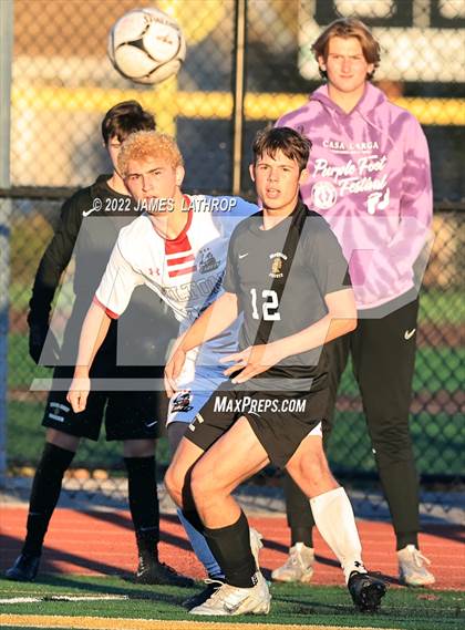 Thumbnail 3 in Hilton @ McQuaid Jesuit (NYSPHSAA Section 5 Class AA Semifinal) photogallery.