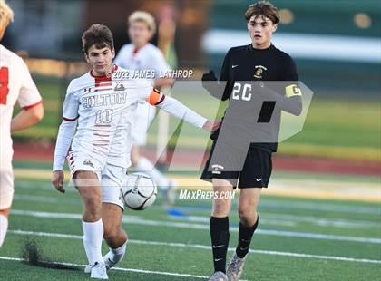 Thumbnail 1 in Hilton @ McQuaid Jesuit (NYSPHSAA Section 5 Class AA Semifinal) photogallery.