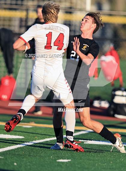 Thumbnail 3 in Hilton @ McQuaid Jesuit (NYSPHSAA Section 5 Class AA Semifinal) photogallery.