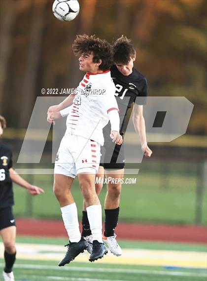 Thumbnail 1 in Hilton @ McQuaid Jesuit (NYSPHSAA Section 5 Class AA Semifinal) photogallery.