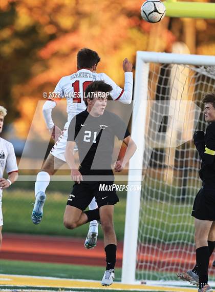 Thumbnail 2 in Hilton @ McQuaid Jesuit (NYSPHSAA Section 5 Class AA Semifinal) photogallery.