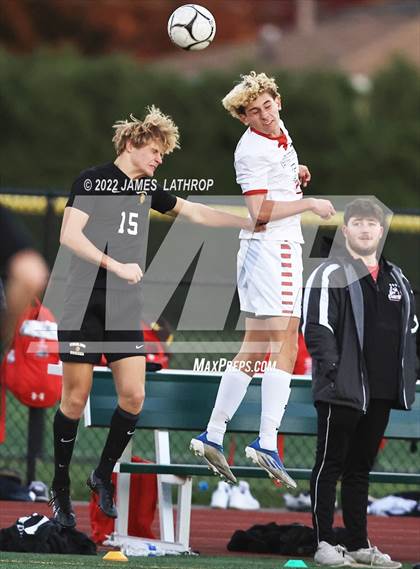 Thumbnail 1 in Hilton @ McQuaid Jesuit (NYSPHSAA Section 5 Class AA Semifinal) photogallery.