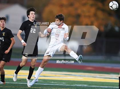 Thumbnail 1 in Hilton @ McQuaid Jesuit (NYSPHSAA Section 5 Class AA Semifinal) photogallery.