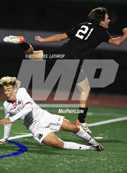 Thumbnail 3 in Hilton @ McQuaid Jesuit (NYSPHSAA Section 5 Class AA Semifinal) photogallery.