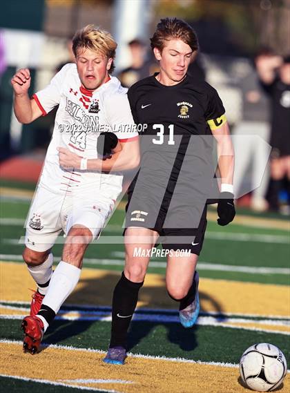 Thumbnail 1 in Hilton @ McQuaid Jesuit (NYSPHSAA Section 5 Class AA Semifinal) photogallery.