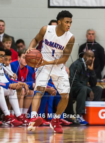 Thumbnail 2 in DeMatha vs. Chaminade (Spalding Hoophall Classic) photogallery.