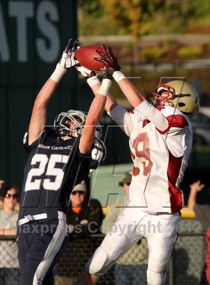 Thumbnail 1 in Cardinal Newman @ Marin Catholic (CIF NCS D3 Playoffs) photogallery.