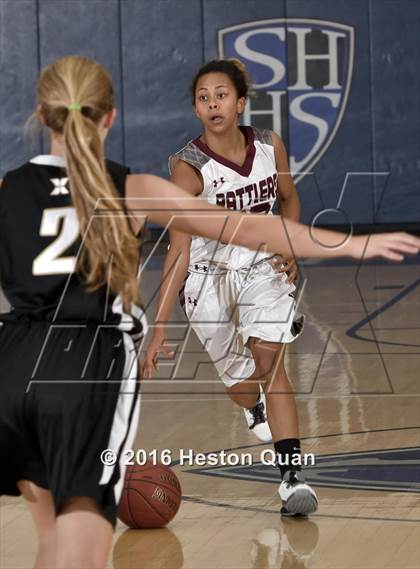 Thumbnail 2 in Rancho Mirage vs. Xavier Prep (MaxPreps Holiday Classic) photogallery.