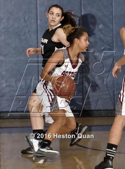 Thumbnail 1 in Rancho Mirage vs. Xavier Prep (MaxPreps Holiday Classic) photogallery.
