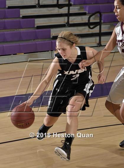 Thumbnail 1 in Rancho Mirage vs. Xavier Prep (MaxPreps Holiday Classic) photogallery.