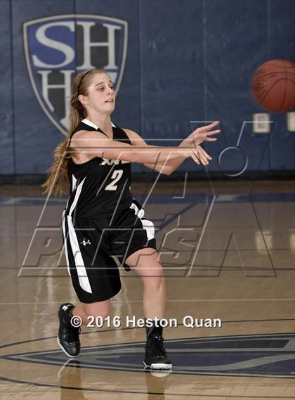 Thumbnail 2 in Rancho Mirage vs. Xavier Prep (MaxPreps Holiday Classic) photogallery.