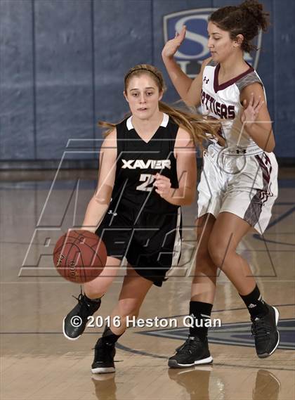 Thumbnail 1 in Rancho Mirage vs. Xavier Prep (MaxPreps Holiday Classic) photogallery.