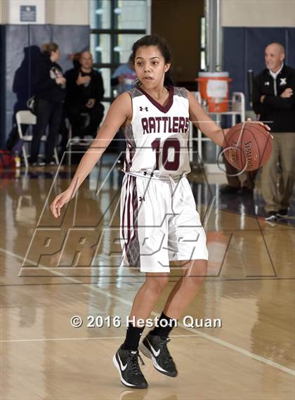 Thumbnail 1 in Rancho Mirage vs. Xavier Prep (MaxPreps Holiday Classic) photogallery.