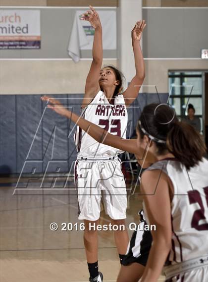 Thumbnail 2 in Rancho Mirage vs. Xavier Prep (MaxPreps Holiday Classic) photogallery.