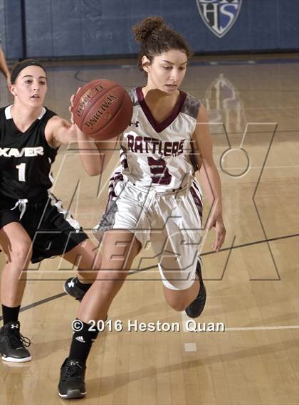 Thumbnail 2 in Rancho Mirage vs. Xavier Prep (MaxPreps Holiday Classic) photogallery.