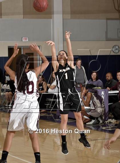 Thumbnail 3 in Rancho Mirage vs. Xavier Prep (MaxPreps Holiday Classic) photogallery.