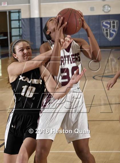 Thumbnail 3 in Rancho Mirage vs. Xavier Prep (MaxPreps Holiday Classic) photogallery.